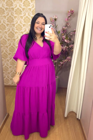 Vestido Heloísa Fúcsia Duna G3