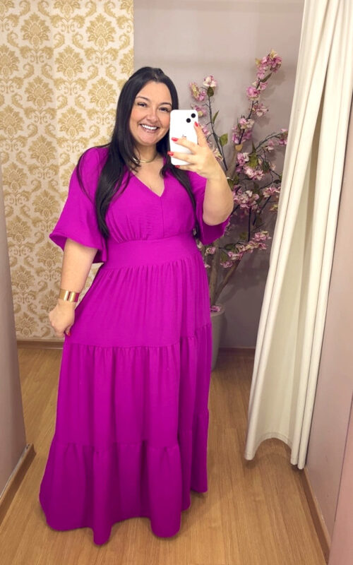 Vestido Heloísa Fúcsia Duna G3