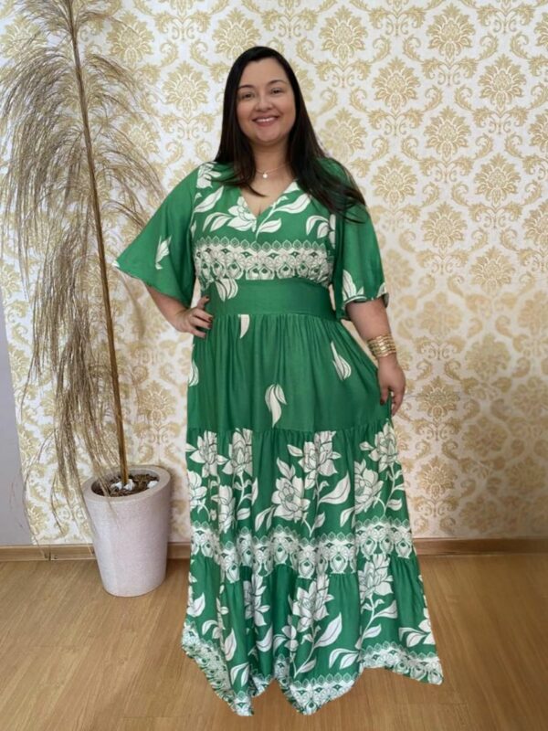 Vestido Plus Size Heloisa Verde G3