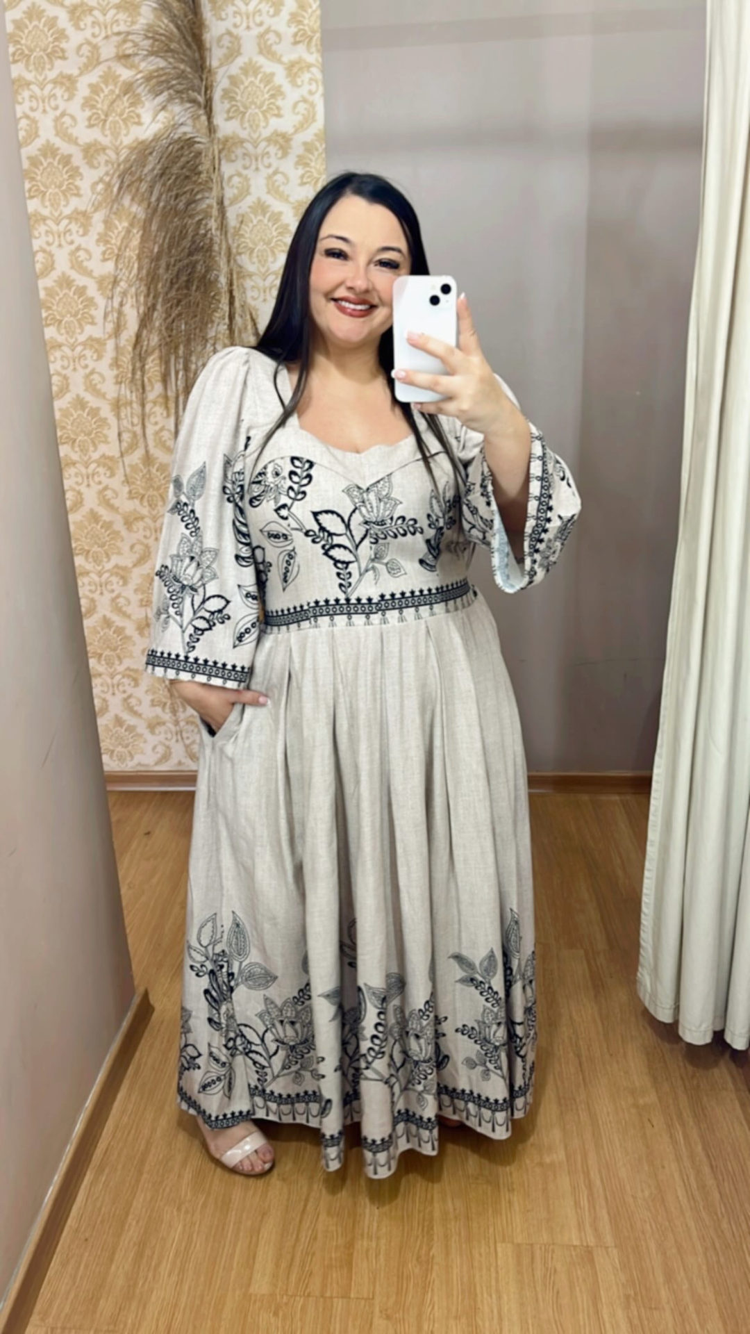 Vestido Plus Size Yasmin Viscose Gelo Piscina G1 G2 G3