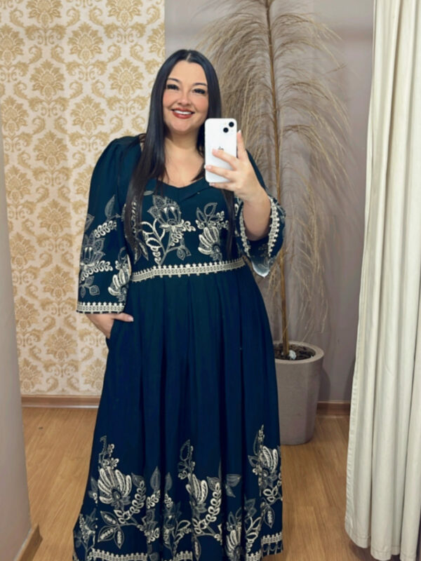 Vestido Plus Size Yasmin Viscose Preto G1 G2